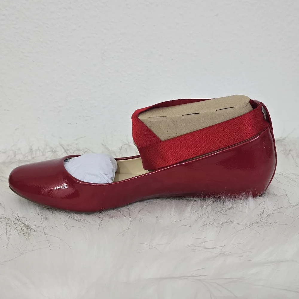 Jessica Simpson Mandayss Red Muse Ballet Flat Women's 10 - Picture 2 of 7